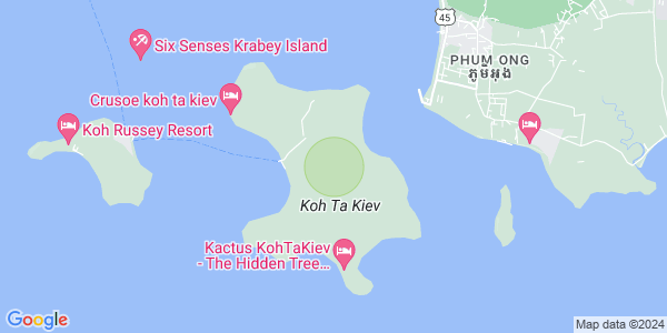 Mapa: Koh Rong, Sihanoukville