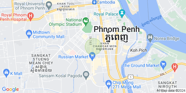แผนที่ บีเคเค 3, บึงเกงกอง, พนมเปญ
