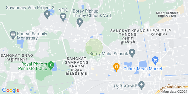 Mapa: Samraong Kraom, Por Sen Chey, Phnom Penh