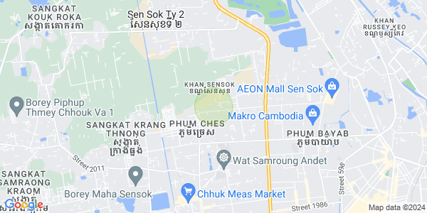 แผนที่ กุกเคลียง, แซนสก, พนมเปญ