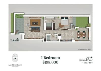 Angkor Grace Residence & Wellness Resort | $203,000 Apartmán se službami