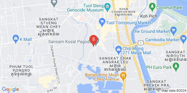 แผนที่ สตึงเมียนเจย, เมียนเจ็ย, พนมเปญ