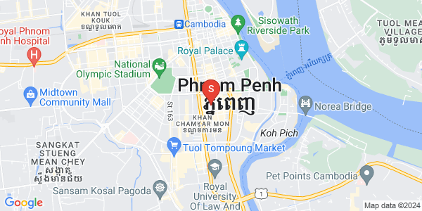 Map of BKK 1, Boeng Keng Kang, Phnom Penh