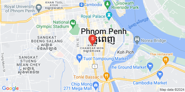 Map of BKK 1, Boeng Keng Kang, Phnom Penh