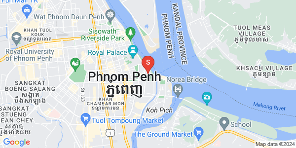 Carte de Chakto Mukh, Daun Penh, Phnom Penh