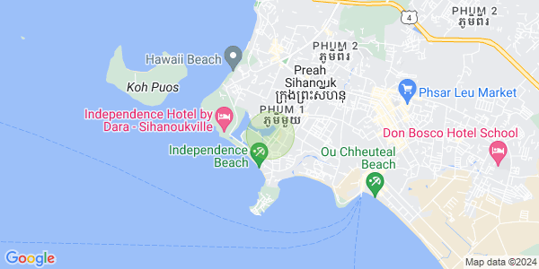 Map of Sangkat Bei, Sihanoukville