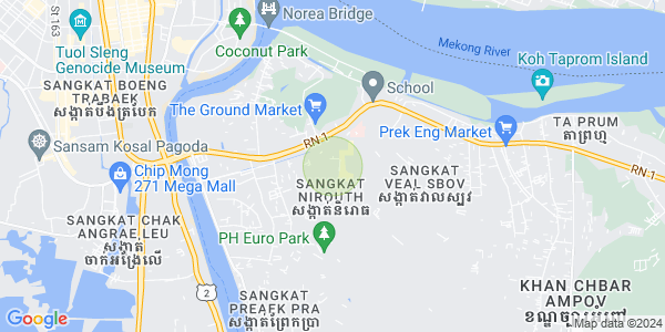 ニロート, チバーアンポウ, プノンペンの地図