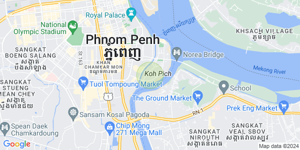 百色河分区, 占卡蒙, 金边地图