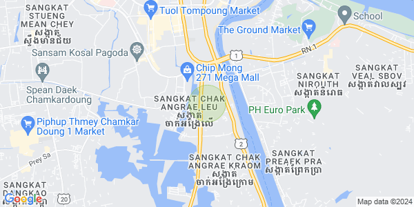 长夏上社分区, 棉芷区, 金边地图