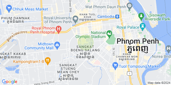 แผนที่ Phsar Daeum Kor, ตวลโคก, พนมเปญ