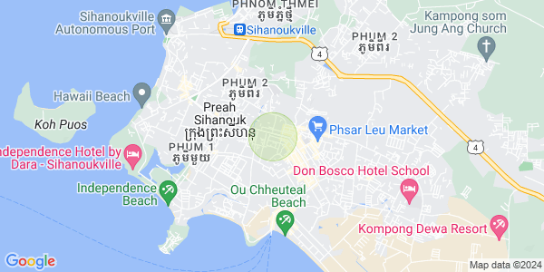 Map of Sangkat Bei, Sihanoukville