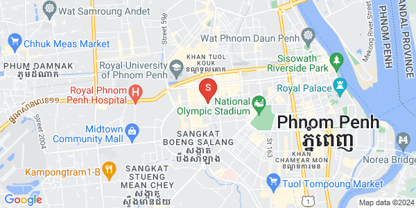 Map of Boeung Kak 2, Toul Kork, Phnom Penh