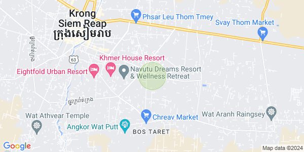 Mapa: Sala Kamraeuk, Siem Reap