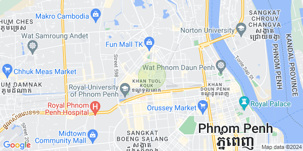 万谷湖1分区, 堆谷区, 金边地图