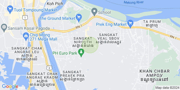 Mapa: Borey Peng Huoth: The Star Platinum