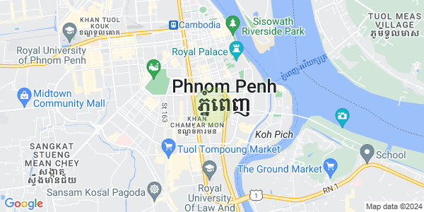 แผนที่ โตนเลบาสัก, จัมการมอน, พนมเปญ