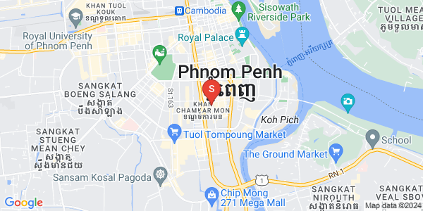 BKK 1, ボンケンコン, プノンペンの地図