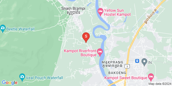 chu Terk, Andoung Khmer县, 贡布地图