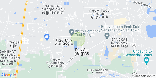 ផែនទី ដង្កោរ, ភ្នំពេញ
