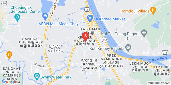 Mapa: 2 National road, Prek Ruessey, Ta Khmau, Kandal