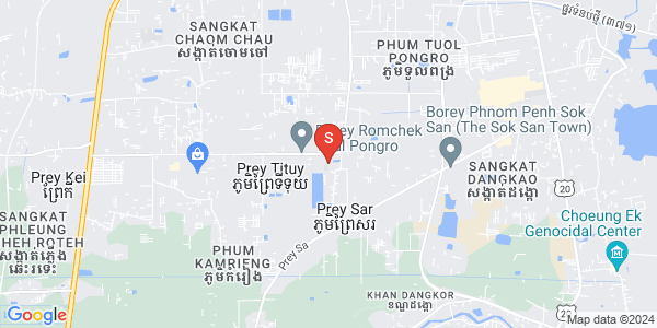 Mapa: Dangkao, Phnom Penh