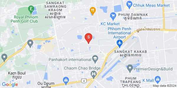 조주 1, 보리센차오구, 프놈펜 지도