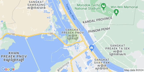 库克·罗卡, 仙市区, 金边地图