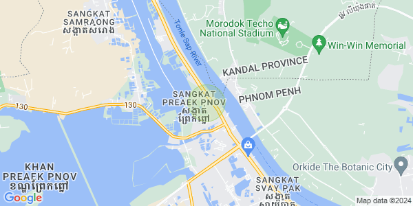 Carte de Kouk Roka, Prek Pnov, Phnom Penh
