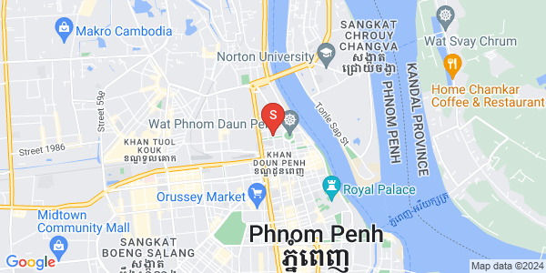 แผนที่ เบิงเรียง, ดวนป็ญ, พนมเปญ