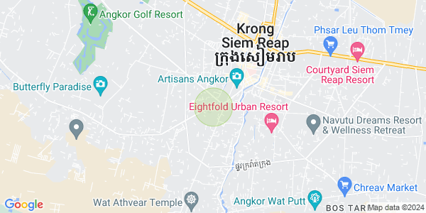 Svay Dangkum分区, 暹粒地图