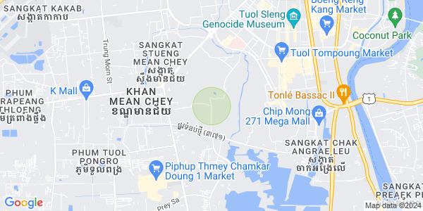 Map of Chak Angrae Kraom, Meanchey, Phnom Penh