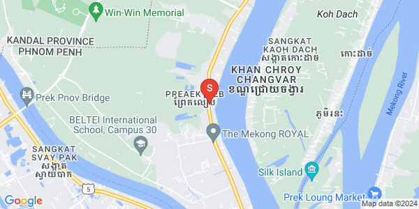 Map of Chroy Changvar, Phnom Penh