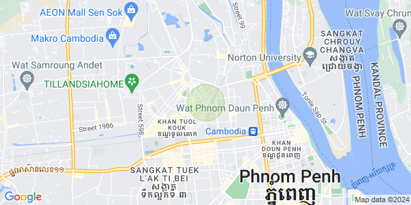 ផែនទី បឹងកក់១, ទួលគោក, ភ្នំពេញ