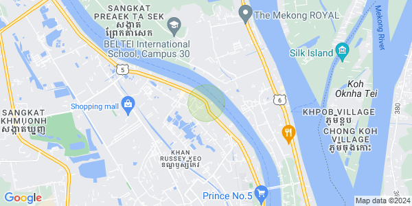 Map of Russey Keo, Phnom Penh