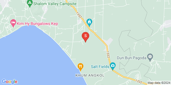 Mapa: Pong Tuek, Damnak Chang'aeur, Kep