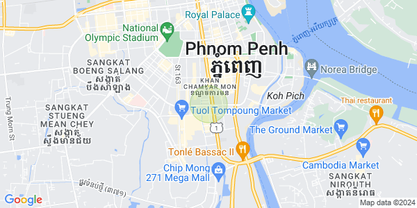 Mapa: BKK 3, Boeng Keng Kang, Phnom Penh