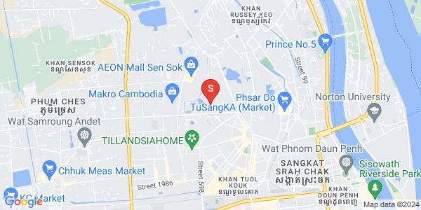 Mapa: Phnom Penh Thmey, Sen Sok, Phnom Penh