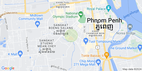 Tumnob Tuek镇, 波哥堪, 金边地图