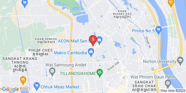 Mapa: Phnom Penh Thmey, Sen Sok, Phnom Penh