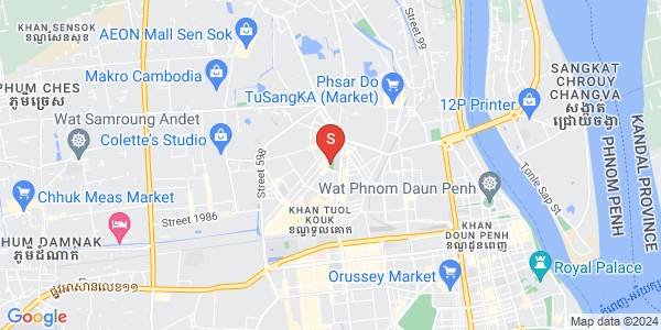 万谷湖1分区, 堆谷区, 金边地图