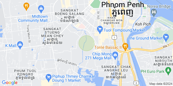 Boeung Tumpun分区, 棉芷区, 金边地图