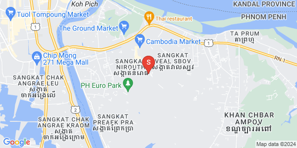 Nirouth分区, 铁桥头区, 金边地图