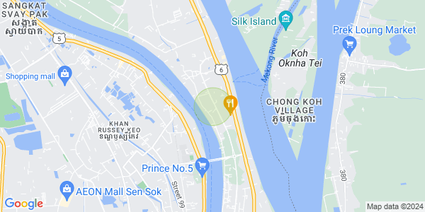 Mapa: Chroy Changvar, Phnom Penh
