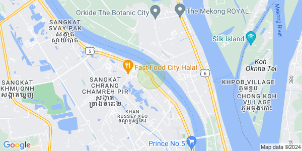 Mapa: Russey Keo, Phnom Penh