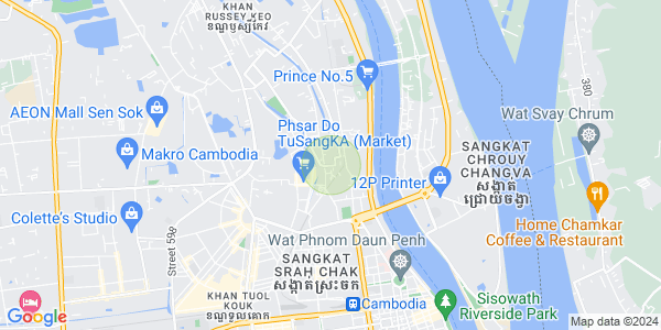 Map of Tuol Sangkae 1, Russey Keo, Phnom Penh