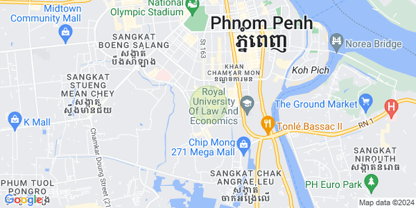 Mapa: Toul Tum Poung 1, Chamkarmon, Phnom Penh