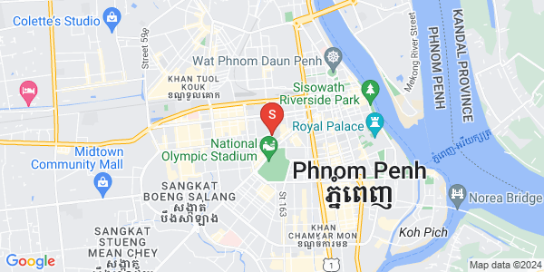 Mapa: Ou Ruessei 2, 7 Makara, Phnom Penh