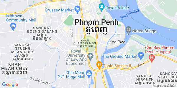 Mapa: BKK 1, Boeng Keng Kang, Phnom Penh