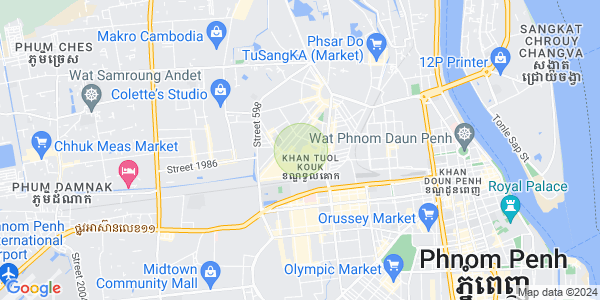 ផែនទី បឹងកក់២, ទួលគោក, ភ្នំពេញ