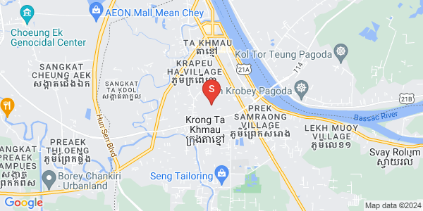 Карта Кампонг Самнанх, Та Кхмау, Кандал